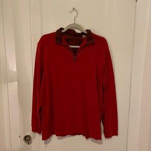 Red Tommy Bahama Quarter Zip